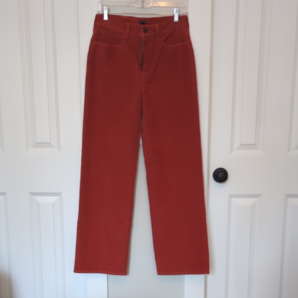 J. Crew Women's Tall Slim Wide Leg Corduroy Pants